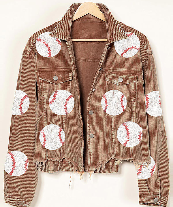Women's Baseball Gameday Corduroy Jacket