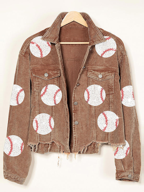 Women's Baseball Gameday Corduroy Jacket