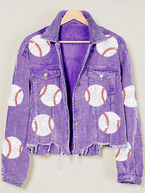 Women's Baseball Gameday Corduroy Jacket