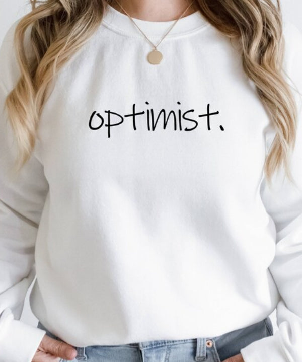 Women's Optimist Positive Vibes Crewneck Sweatshirt