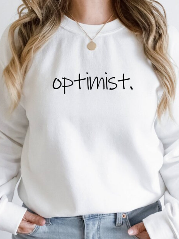 Women's Optimist Positive Vibes Crewneck Sweatshirt