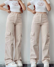 AYLA | Women's cargo jeans with pockets