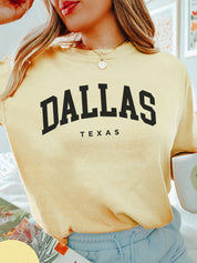 Ladies Dallas Texas O Neck Shirts