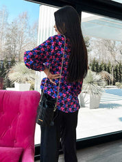 Chic Soho Long Sleeve Button-Up Collared Blouse