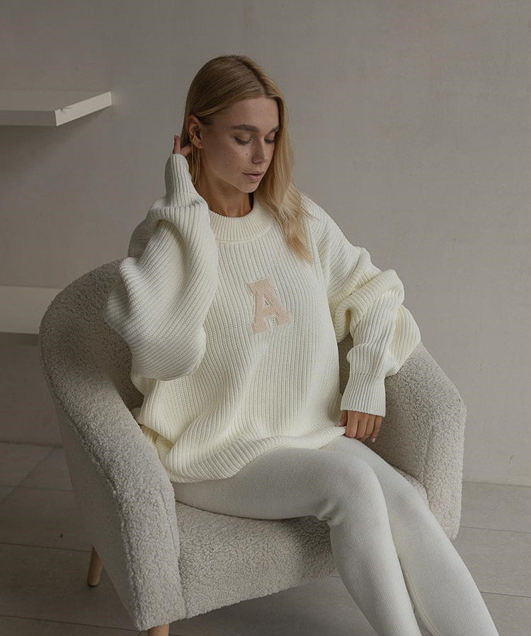 Women's Maillard Style Knitted Biggy Cozy Sweater