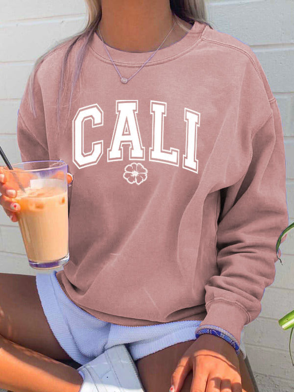 Womens Cali Crewneck Sweatshirts