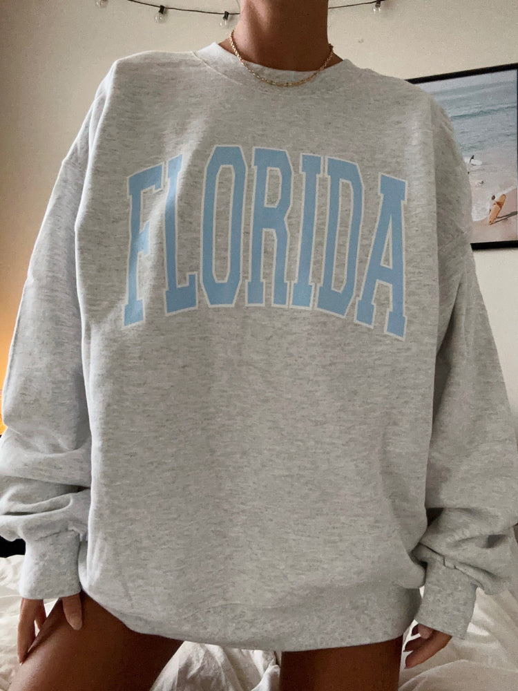Ladies Florida Long Sleeve Crew Neck Sweatshirt