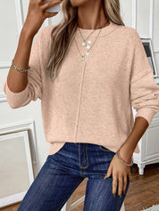 Aurora | Button-Detail Knit Top
