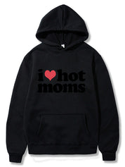 Unisex Cute I Heart Hot Moms Hoodie