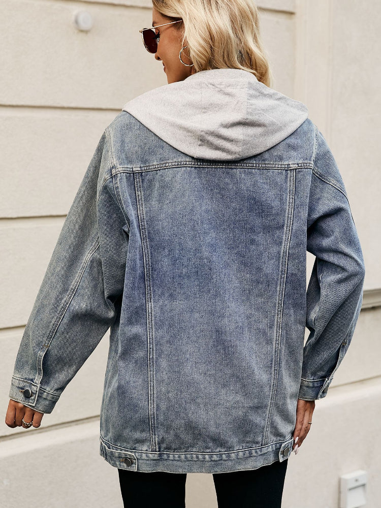 Women's Classic Slim Fit Lapel Denim Coat