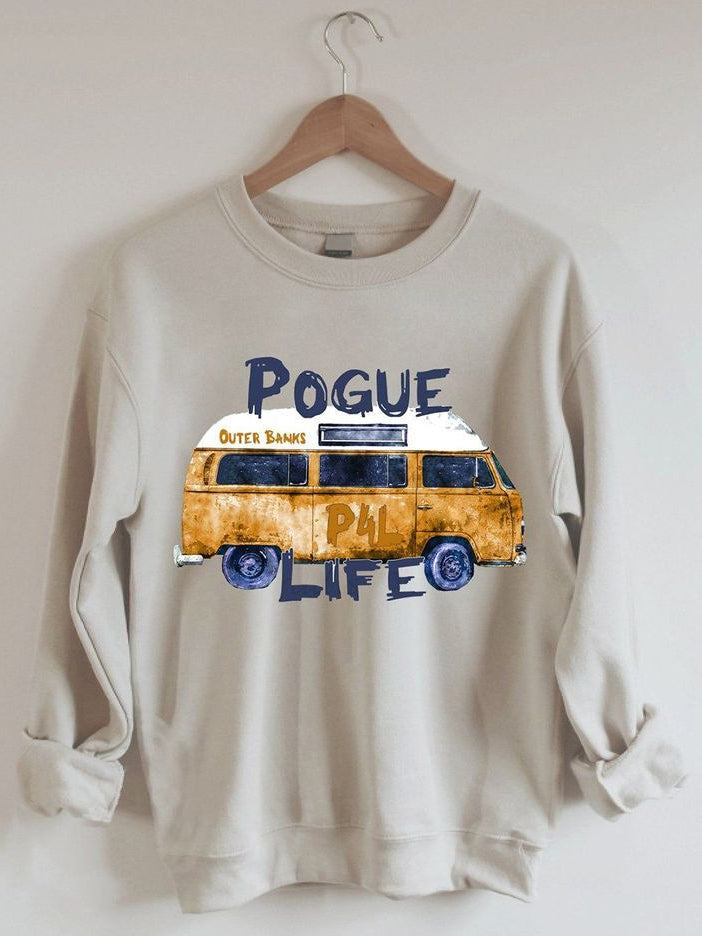 Pogue Life Printed Long Sleeve Sweatshirt