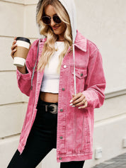Women's Classic Slim Fit Lapel Denim Coat