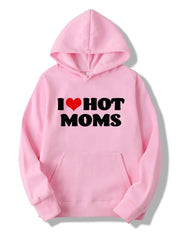 Casual I Heart Hot Moms Hoodies