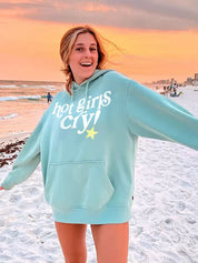 Women's Hot Girls Cry Oversized Hoodie