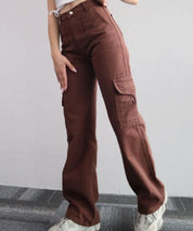 AYLA | Women's cargo jeans with pockets