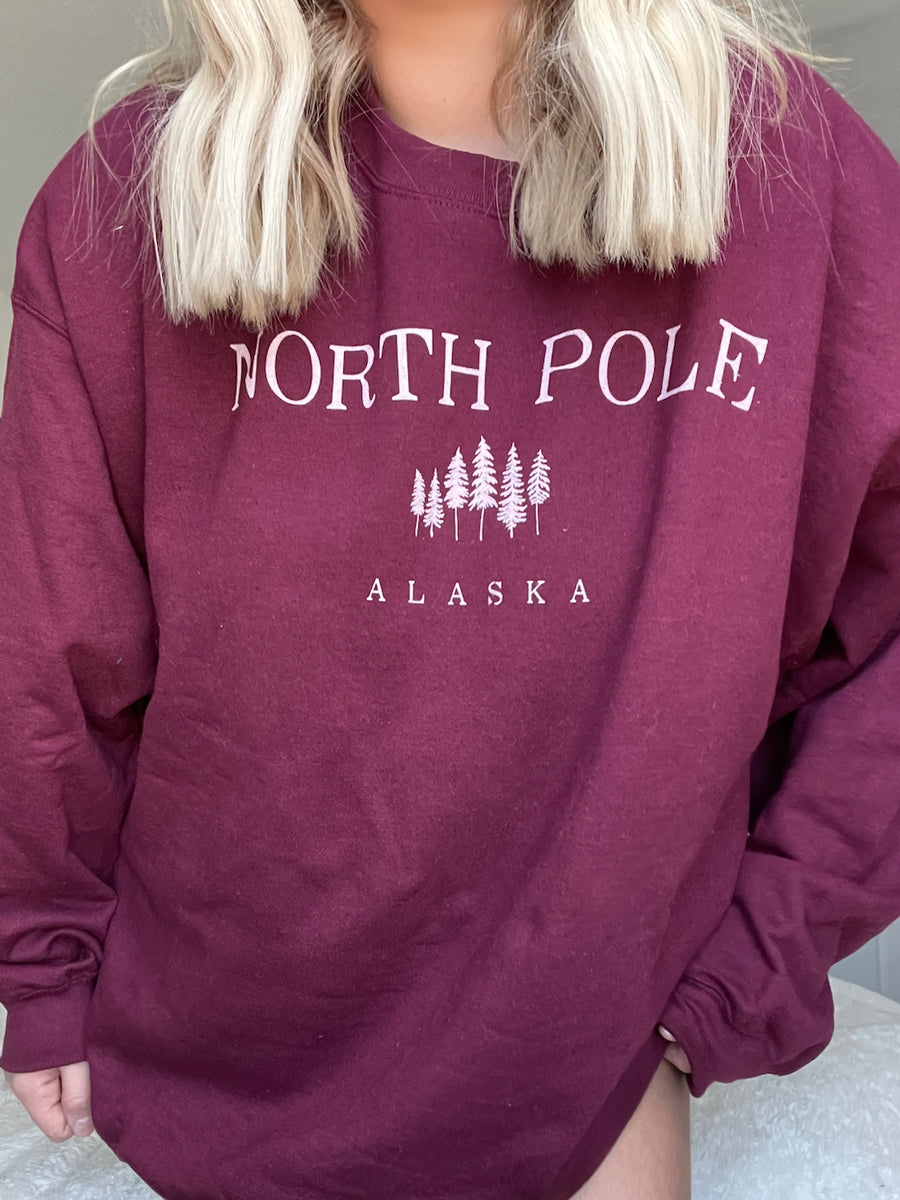Women's North Pole Alaska Crewneck Sweatshirt