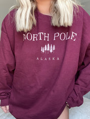 Women's North Pole Alaska Crewneck Sweatshirt