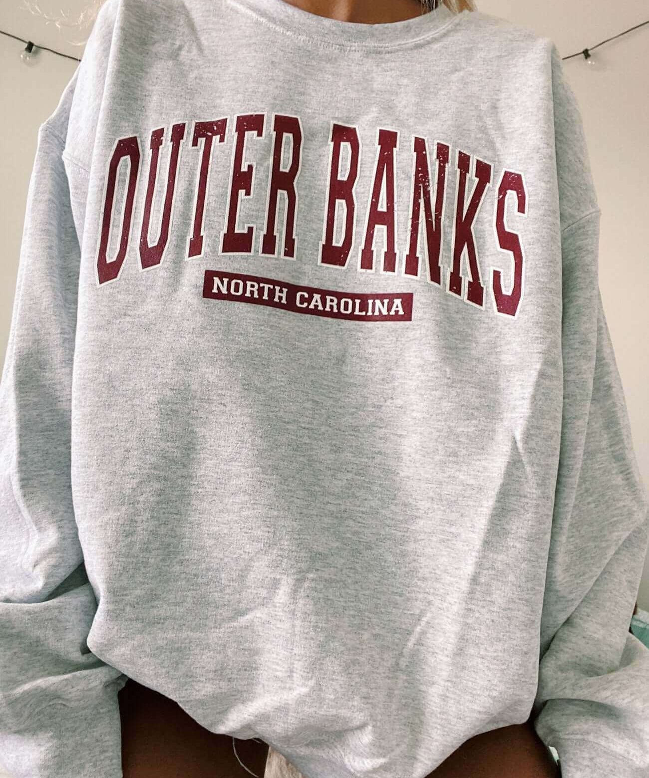 Ladies Outer Banks North Carolina Crewneck Sweatshirts