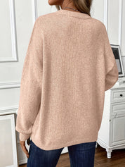 Aurora | Button-Detail Knit Top