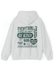 Aesthetic Everything Will Be Okay Positive Mental Health Hoodie