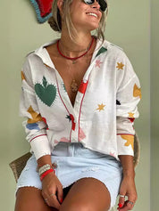 Women's Sunshine Linen Blend Long Sleeved Shirt