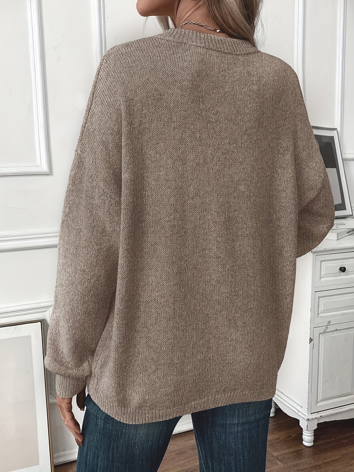 Aurora | Button-Detail Knit Top