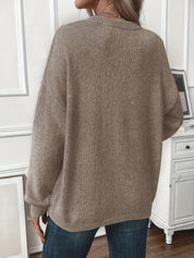 Aurora | Button-Detail Knit Top