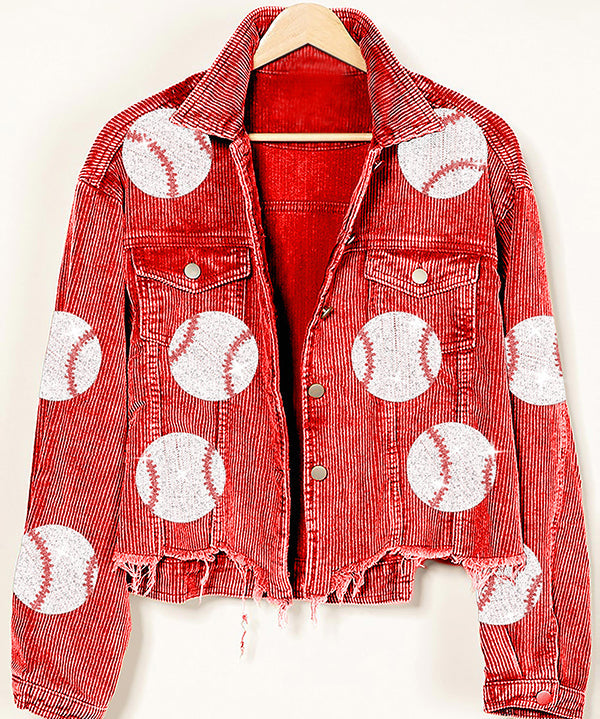 Women's Baseball Gameday Corduroy Jacket