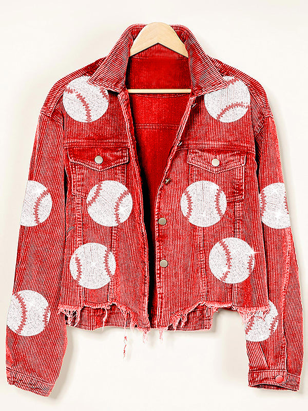 Women's Baseball Gameday Corduroy Jacket