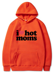 Unisex Cute I Heart Hot Moms Hoodie