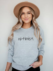 Women's Optimist Positive Vibes Crewneck Sweatshirt