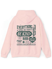 Aesthetic Everything Will Be Okay Positive Mental Health Hoodie