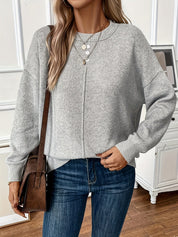 Aurora | Button-Detail Knit Top