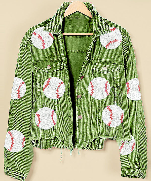 Women's Baseball Gameday Corduroy Jacket