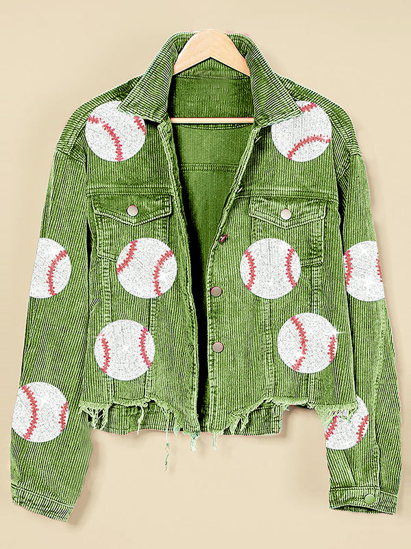 Women's Baseball Gameday Corduroy Jacket