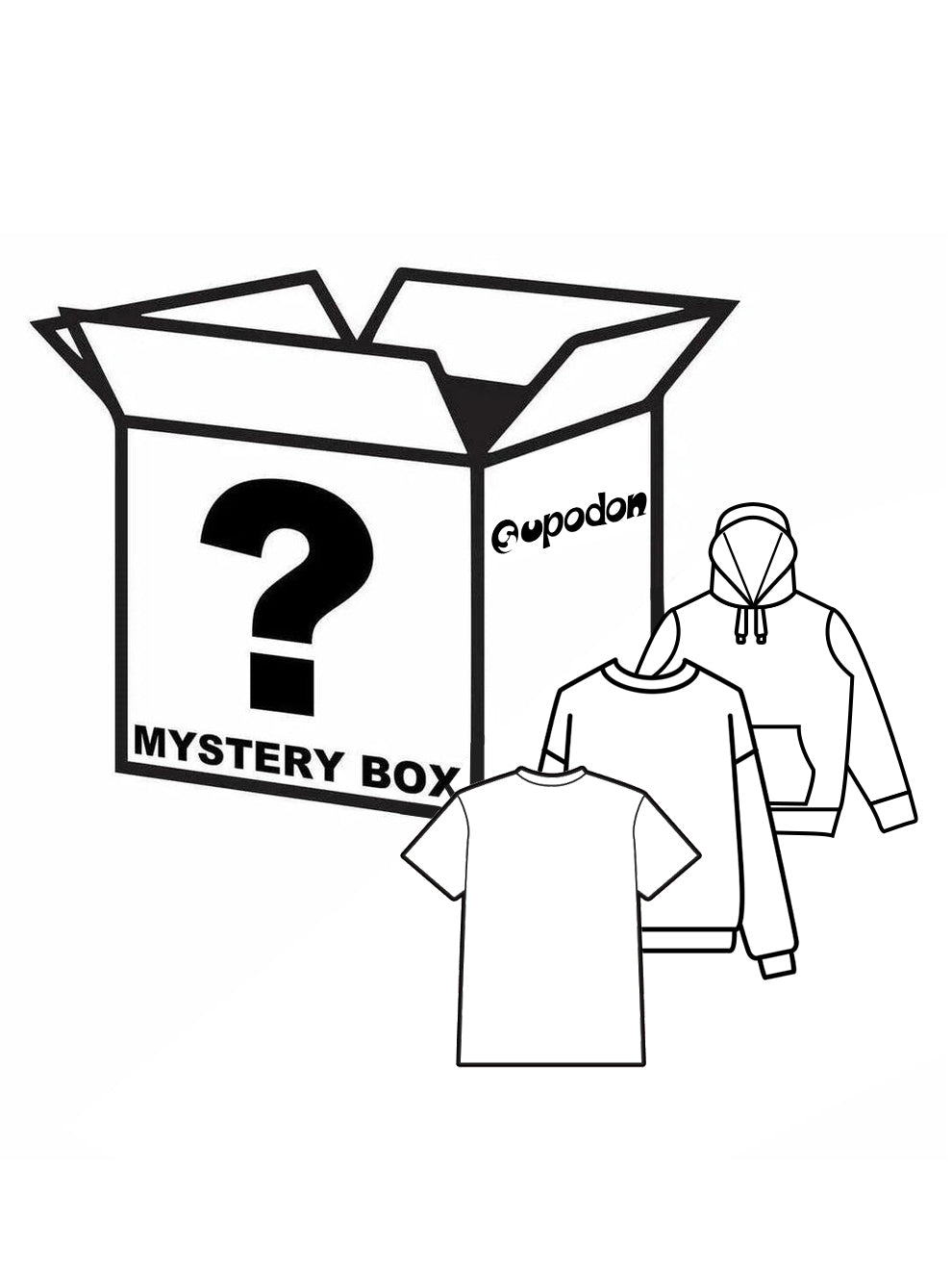Mystery Box - One Shirt One Sweatshirts, One Hoodie