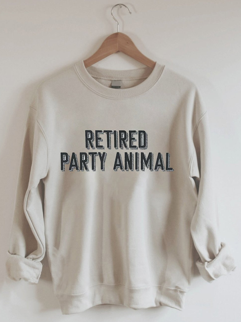 Retired Party Animal Printed Sweatshirt