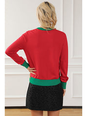 Women's Merry & Bright Green Fringe Knitted Sweater