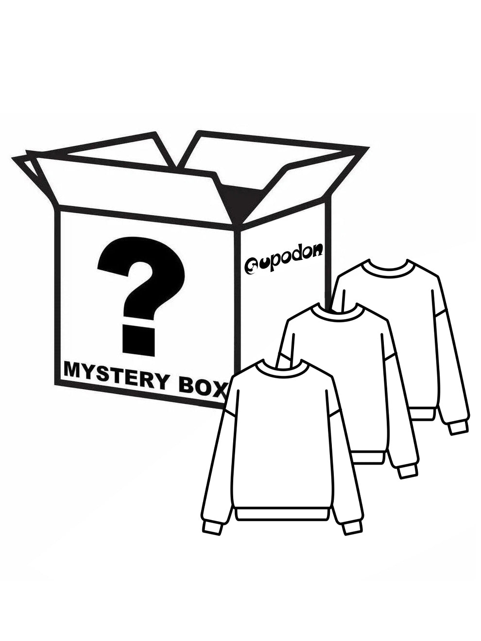 Mystery Box - Three Crewneck Sweatshirts