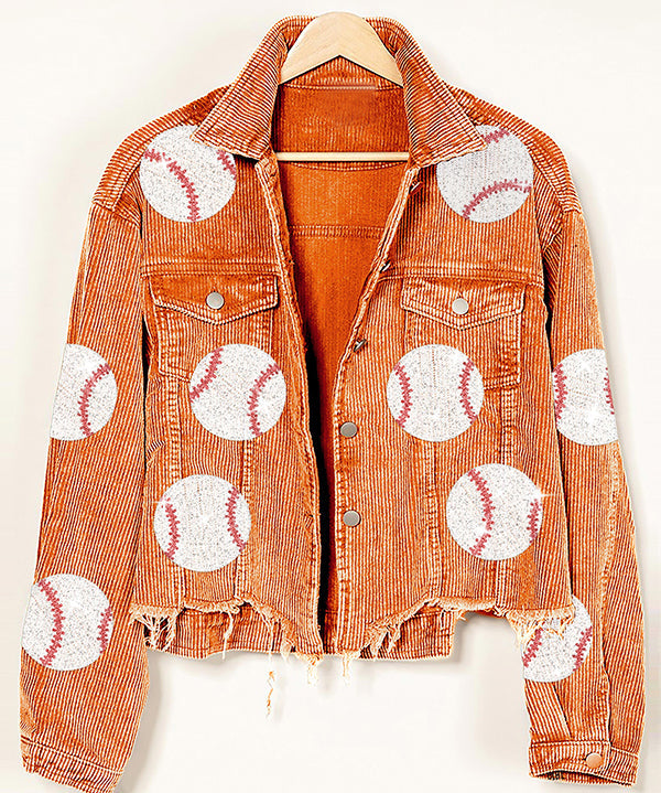 Women's Baseball Gameday Corduroy Jacket