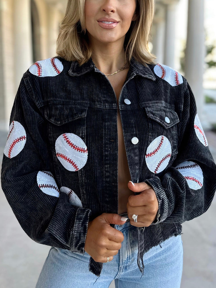 Women's Baseball Gameday Corduroy Jacket