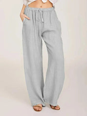 HEIDI | Casual loose pants with drawstring waist