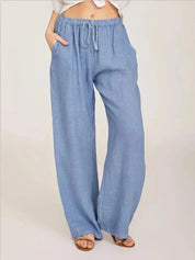 HEIDI | Casual loose pants with drawstring waist