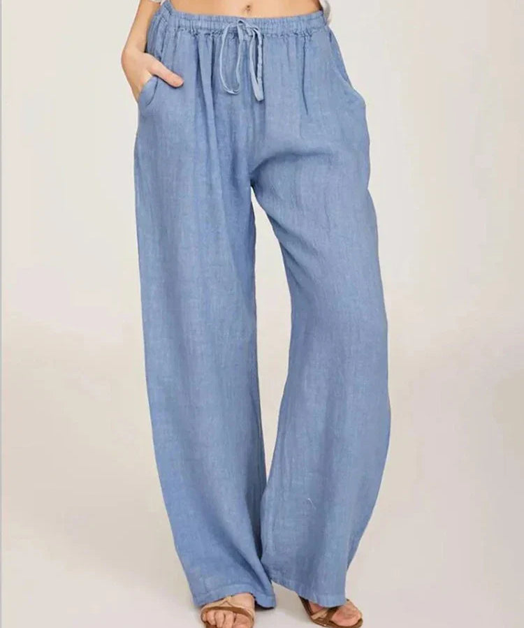 HEIDI | Casual loose pants with drawstring waist
