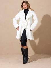 Long Teddy Coat Synthetic Fur Alaska