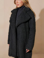 Long Teddy Coat Synthetic Fur Alaska