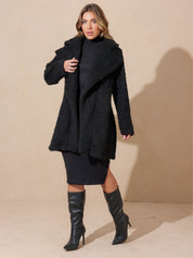 Long Teddy Coat Synthetic Fur Alaska