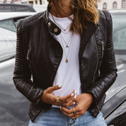 Deliane™ | Leather Ladies Jacket