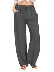 HEIDI | Casual loose pants with drawstring waist