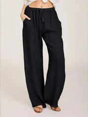 HEIDI | Casual loose pants with drawstring waist